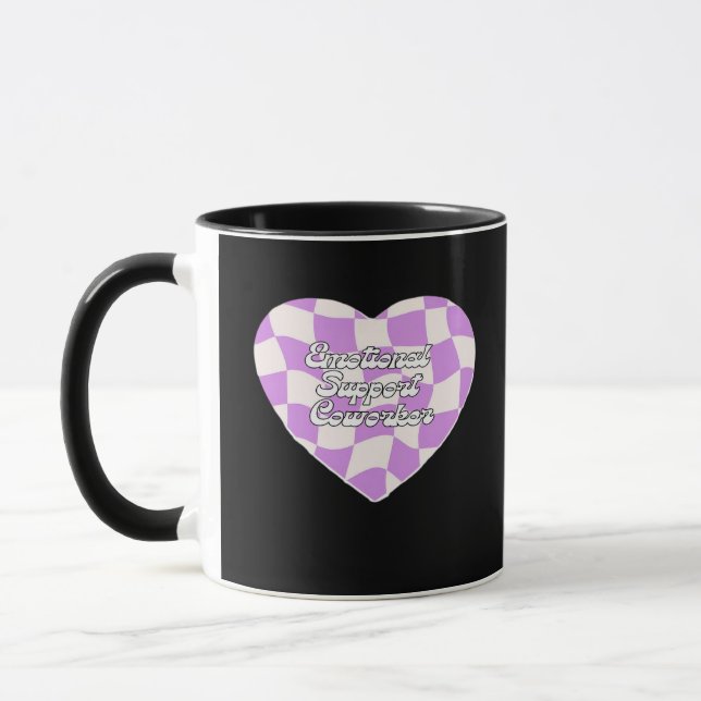 Caneca Clássico de Colaborador de Ajuda Emocional (Esquerda)