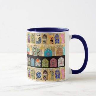Caneca Clássico Mug, belos azulejos persianos 11 oz
