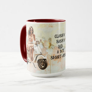 CANECA CLASSY SASSY E UM POUCO SMART-ASSY