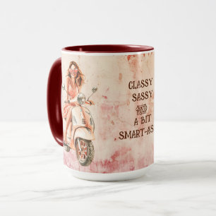 CANECA CLASSY SASSY E UM POUCO SMART-ASSY