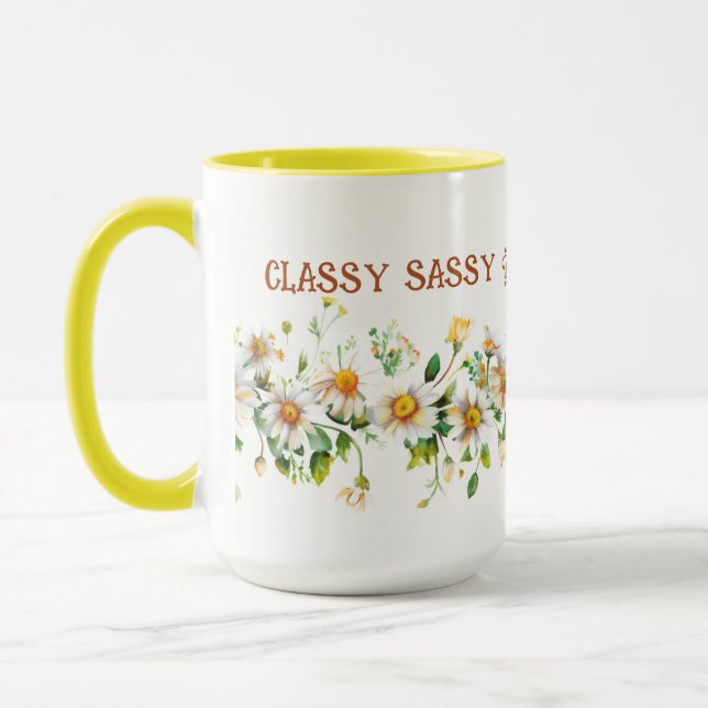 CANECA CLASSY SASSY E UM POUCO SMART-ASSY (Esquerda)