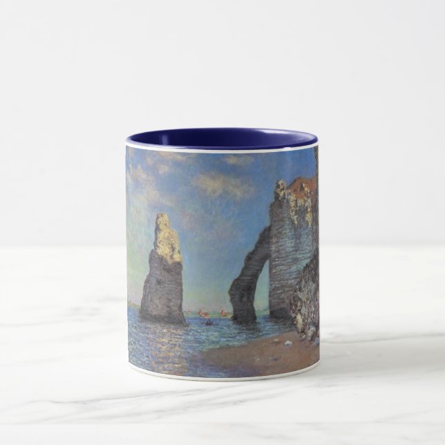 Caneca Claude Monet CliFF em Etretat Impressionista Paint (Centro)