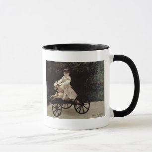 Caneca Claude Monet   Jean Monet em seu cavalo do
