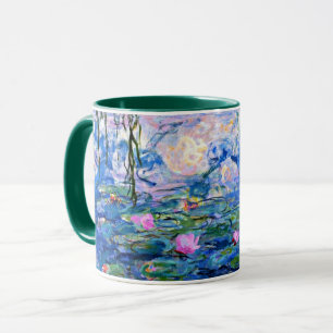Caneca Claude Monet - Lírios Água, 1919, famosa pintura