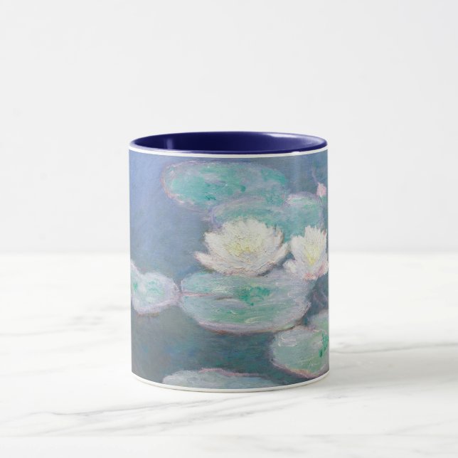 Caneca Claude Monet - Lírios De Água, Efeito Da Noite (Centro)