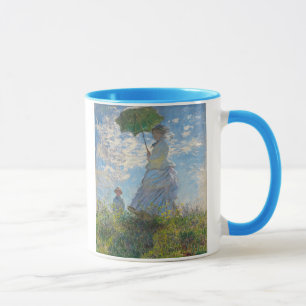 Caneca Claude Monet   Mulher com Parasol