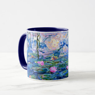 Caneca Claude Monet - Nenúfares, 1919, pintura famosa