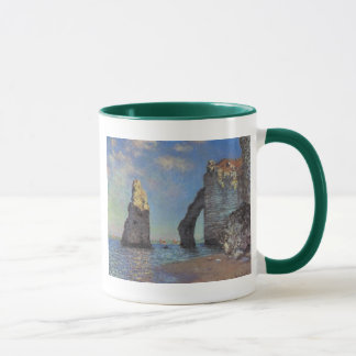 Caneca Claude Monet - Os Cliffs at Etretat 1885