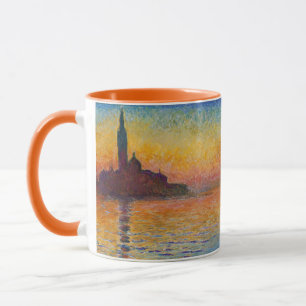 Caneca Claude Monet - San Giorgio Maggiore ao Crepúsculo