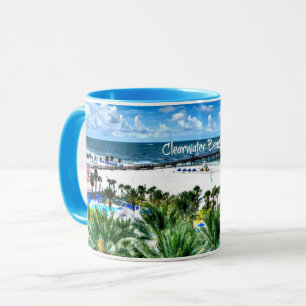 Caneca Clearwater Beach, Flórida, destino das férias