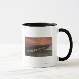 Caneca Clearwater, Florida - opinião do por do sol da