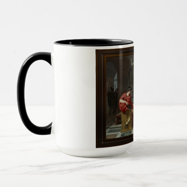 Caneca Cleópatra e Octaviano por Louis Gauffier (Esquerda)