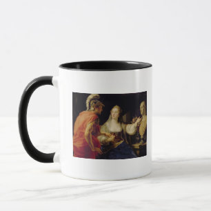 Caneca Cleopatra que mostra a Octavius o busto de Julius
