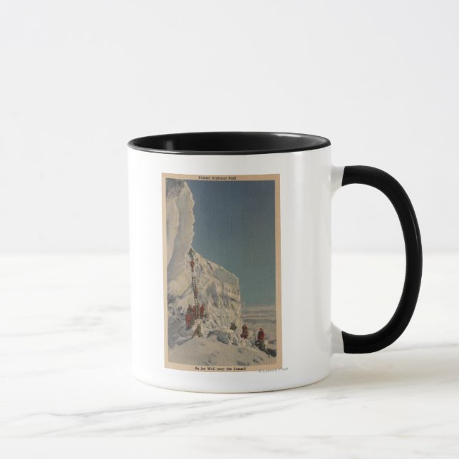 Caneca Climatres de gelo no Parque Nacional de Rainier, W (Direita)
