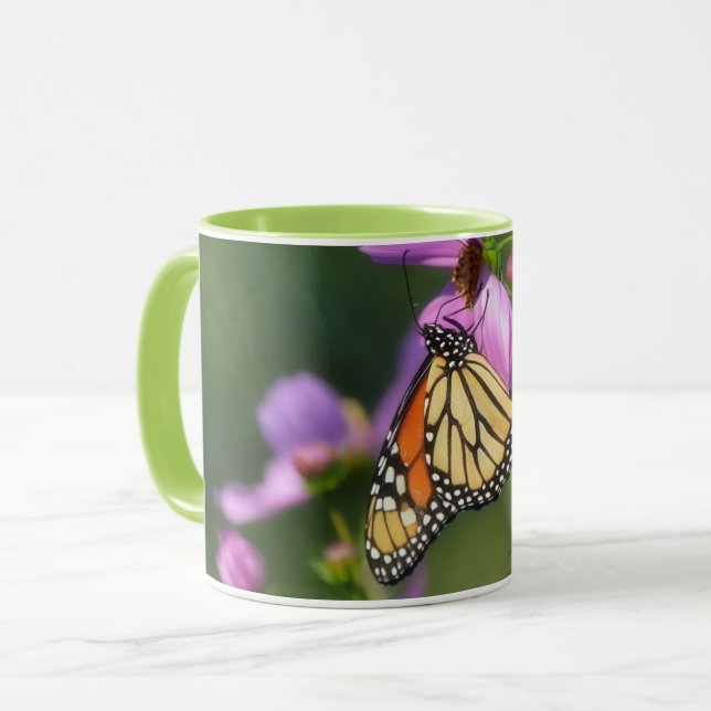 Caneca Close Up Borboleta Monarca (Frente Esquerda)