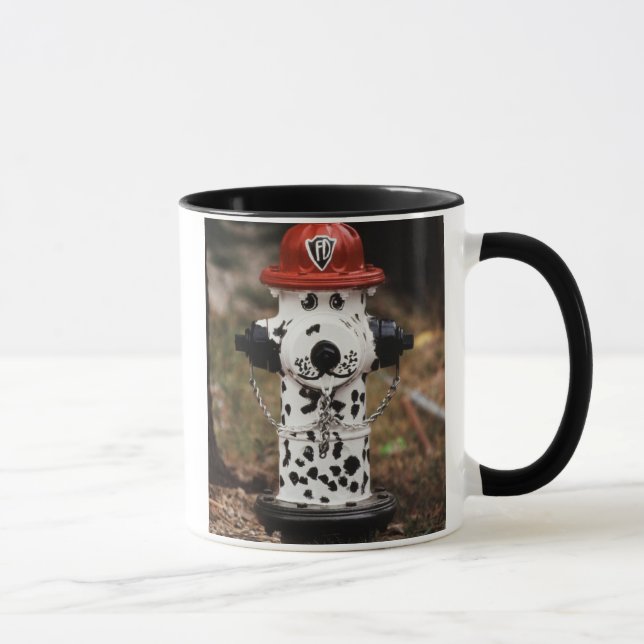Caneca Close-Up de Hidrante de Incêndio (Direita)
