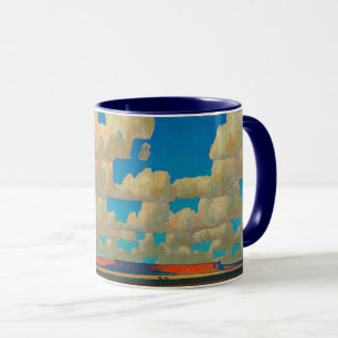 Caneca Cloud World por Maynard Dixon