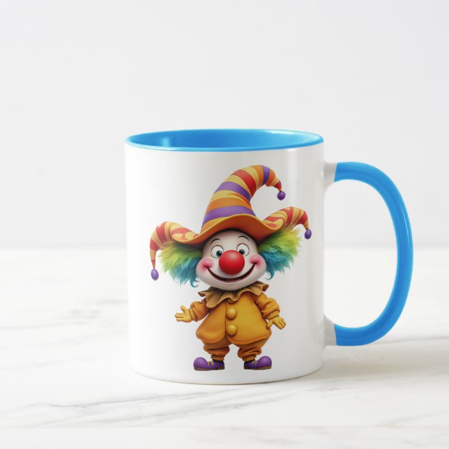 Caneca Clown rigolo prêt à faire rire. (Direita)