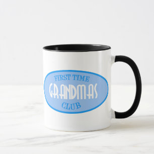 Caneca Clube das avós da primeira vez (azul)