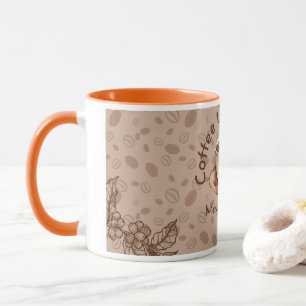 Caneca Clube de Amantes de Café Citação de Energia Mental