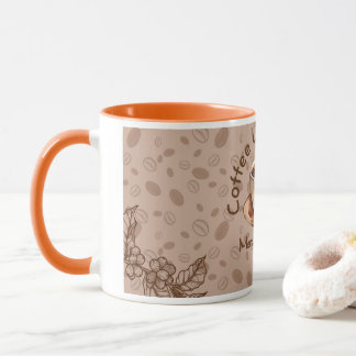Caneca Clube de Amantes de Café Citação de Energia Mental