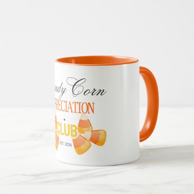Caneca Clube de Apreciação de Candy Corn (Frente Esquerda)