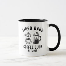 Clube de Café dos Pais Cansados e Divertidos Perso