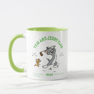 Caneca Clube de Golfe do Tom & Jerry 1940