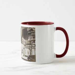Caneca Clube do algodão, vintage da Nova Iorque
