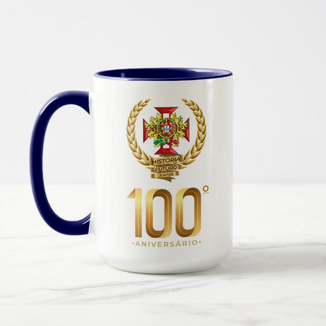 Caneca Clube Esporte Português 100º Aniversário Mug (Esquerda)