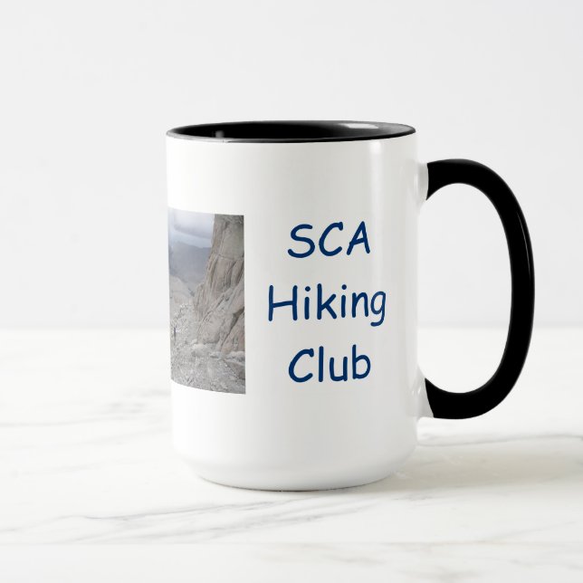 Caneca Clube Personalizado de Caminho, Monte Whitney Hike (Direita)
