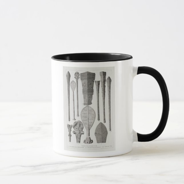 Caneca Clubes e insígnias de grau polinésios (Direita)