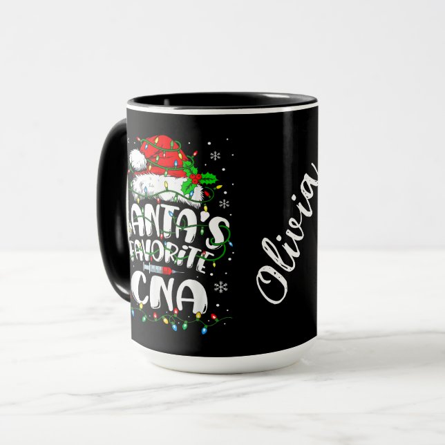 Caneca CNA Favorito do Papai Noel (Frente Esquerda)