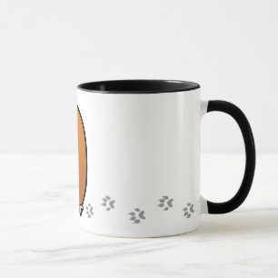 Caneca Cobaia dos desenhos animados (cabelo liso)