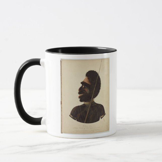 Caneca Cobbawn Wogi, chefe nativo do porto Stephen (Esquerda)
