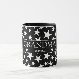 Caneca Cobertor personalizado da vovó com nomes dos netos