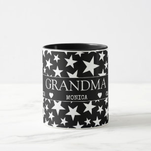 Caneca Cobertor personalizado da vovó com nomes dos netos