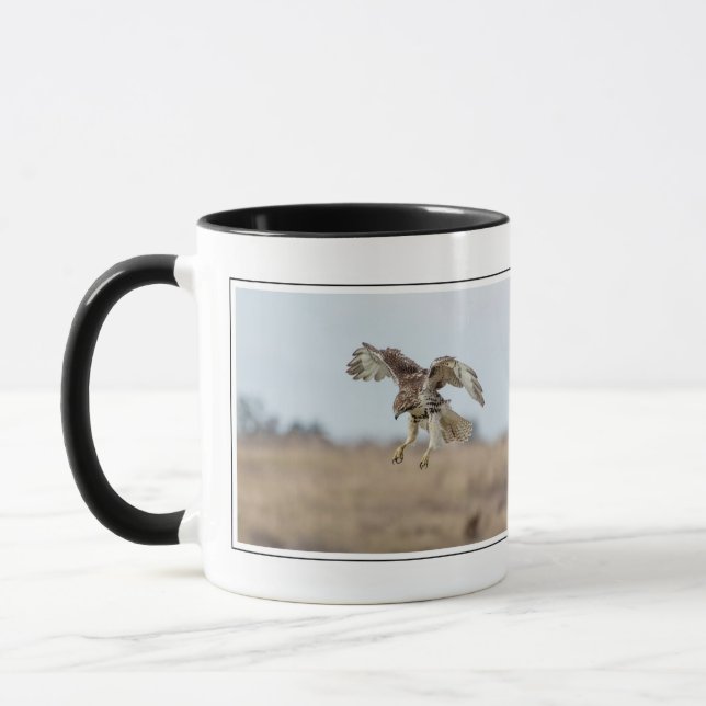 Caneca Cobertura de Hawk imaturo de pele vermelha (Esquerda)