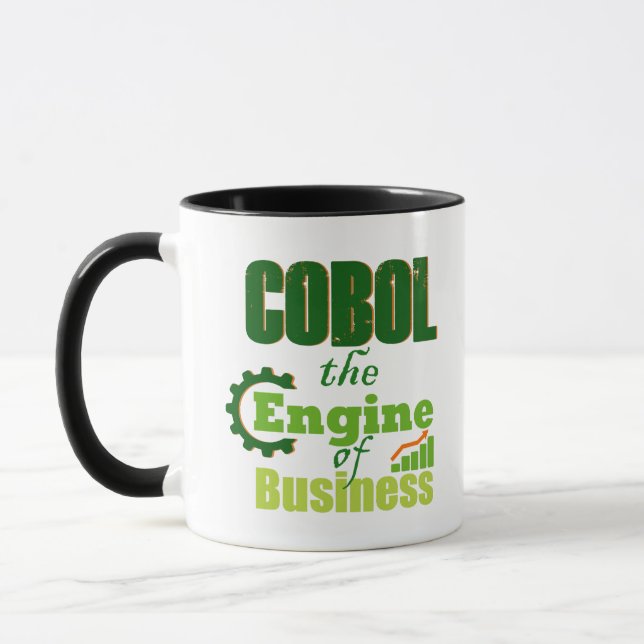 Caneca Cobol The Engine of Business  (Esquerda)