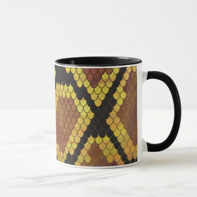 Caneca Cobra Brown e impressão Dourado (Direita)