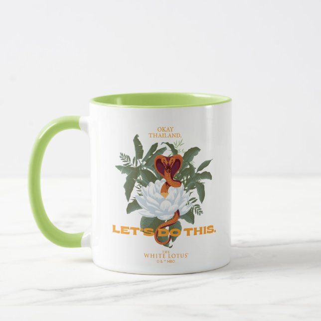 Caneca Cobra "O Vamos Faz Isso" - O Lotus Branco (Esquerda)