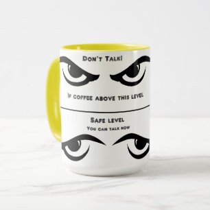 Caneca Cobrança de Segurança do Café