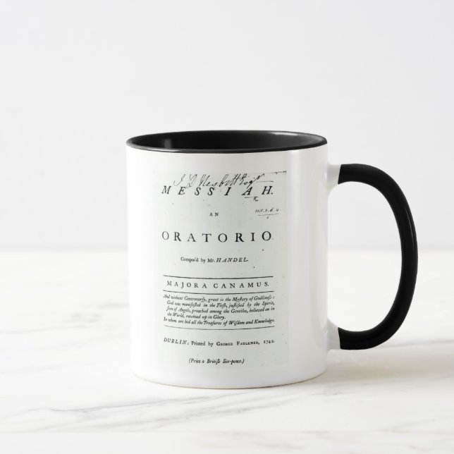 Caneca Cobrir da partitura (Direita)
