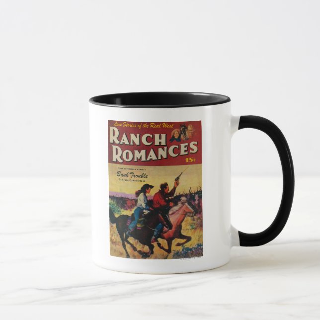 Caneca Cobrir da Revista Ranch Romances (Direita)