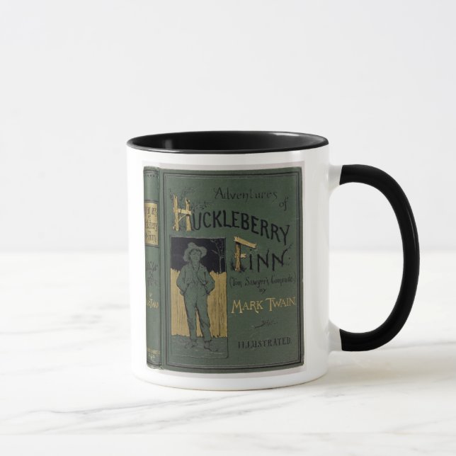 Caneca Cobrir de "aventuras de Huckleberry Finn" pela (Direita)