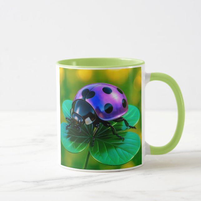 Caneca Coccinelle sur trèfle (Direita)