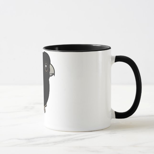 Caneca Cockatoo preto Vermelho-atado (Direita)
