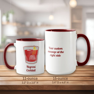 Caneca Cocktail Negroni