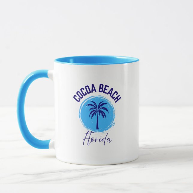 Caneca  Cocoa Beach Florida Coffee Mug (Esquerda)