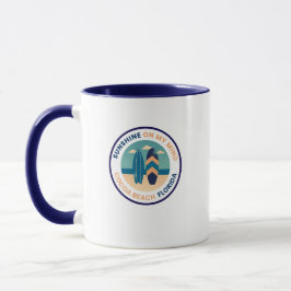 Caneca Cocoa Beach Florida Coffee Mug